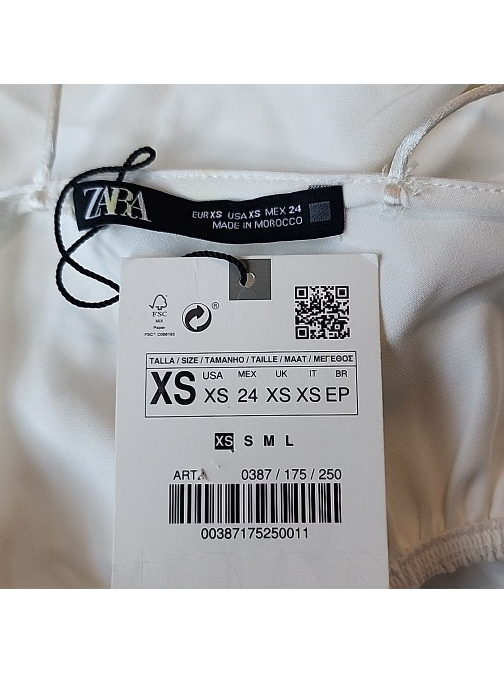 NWT Zara Cutout Mini Dress, Size XS - Picture 9 of 10